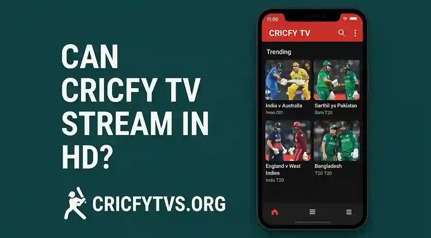 Can Cricfy TV Stream in HD